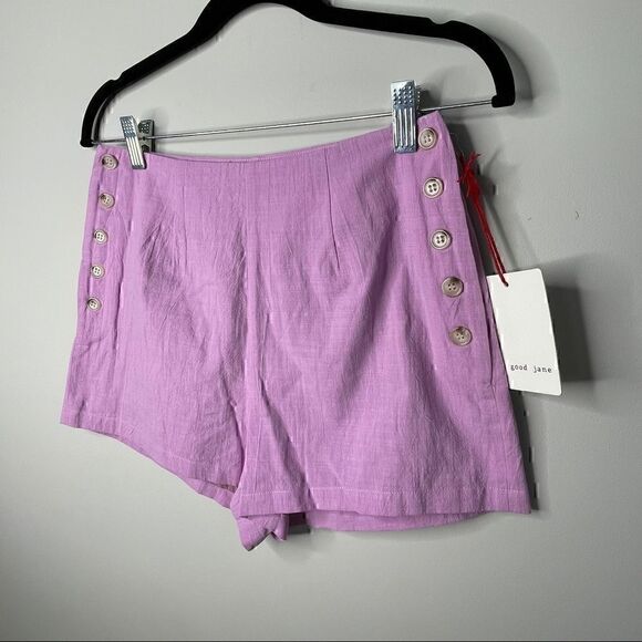 The Good Jane Amber Shorts Lilac Size Small NWT - Picture 4 of 13